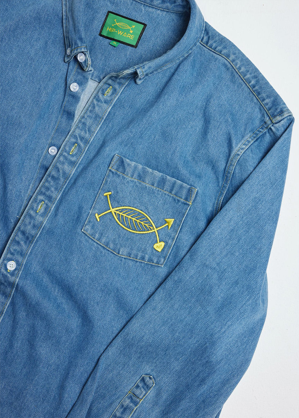Heritage Deep Blue Indigo Denim Top