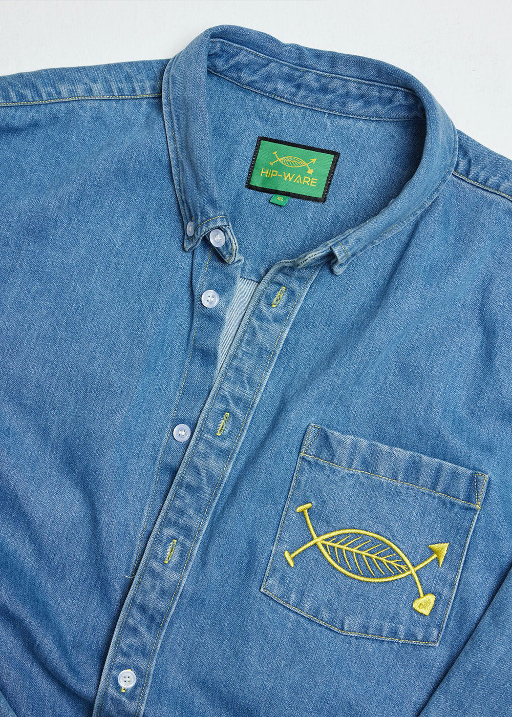 Heritage Deep Blue Indigo Denim Top