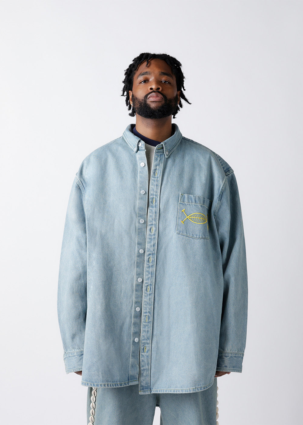 Heritage Light Wash Denim Top